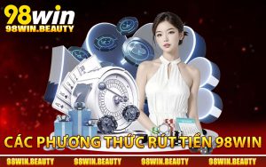 Các phương thức rút tiền 98Win nhanh chóng và miễn phí