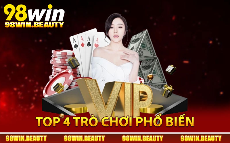 Top 4 trò chơi phổ biến tại kho game casino